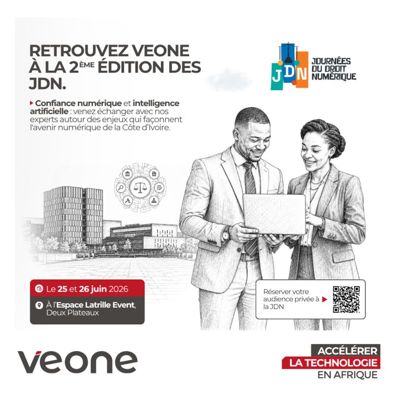VEONE au Panel 11 des Journées du Droit Numérique 2026 - Mohamed Sounkere